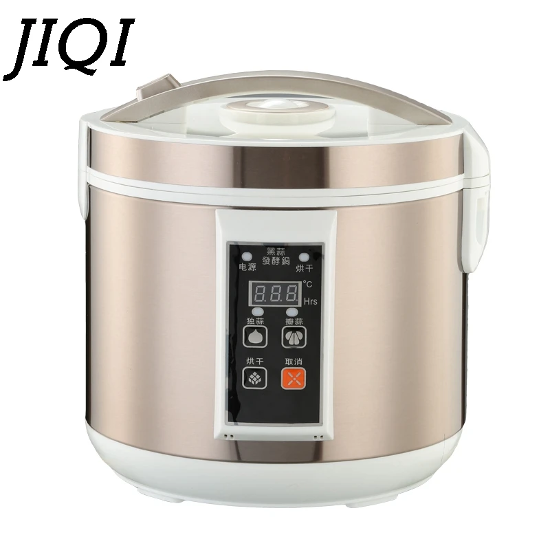 JIQI 5L автоматический ферментатор Черного Чеснока для домашнего приготовления, сделай сам, заимолиз, чайник, 110 В, 220 В, черный чеснок, ферментирующая машина, ЕС