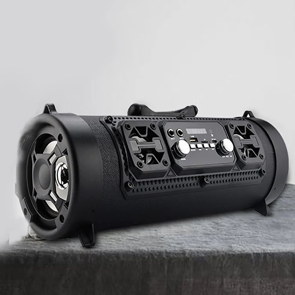 

USB Charging AUX Input Stereo Bluetooth Speaker Microphone Portable Waterproof Multifunction High Power Easy Operate Outdoor 15W