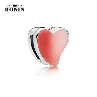 

RONIN 2019 New Style Original copy 1:1 High Quality Reflexions Asymmetric Heart of Love Clip Charm Beads Have Logo Free Mail