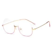 Viodream металлическая круглая оправа, оправа для очков, половинчатая оправа оптическая оправа для очков по рецепту очки Oculos De Grau