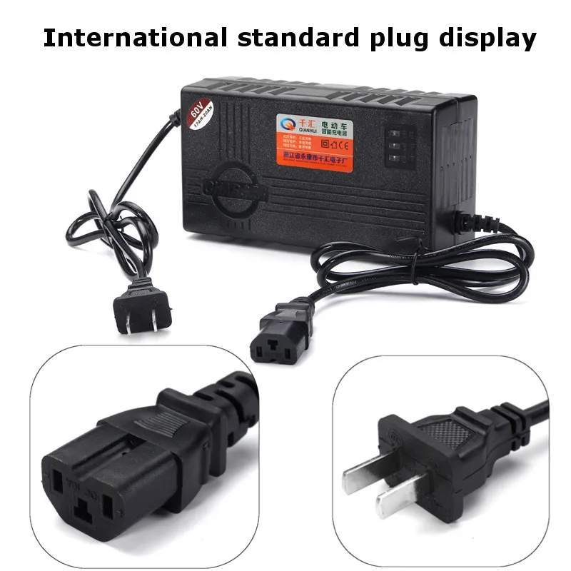 60V 20AH Battery Charger For Scooters Electric Bikes E-bike