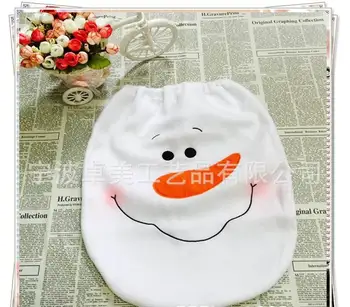 

Snowman navidad Toilet Seat Christmas Decorations