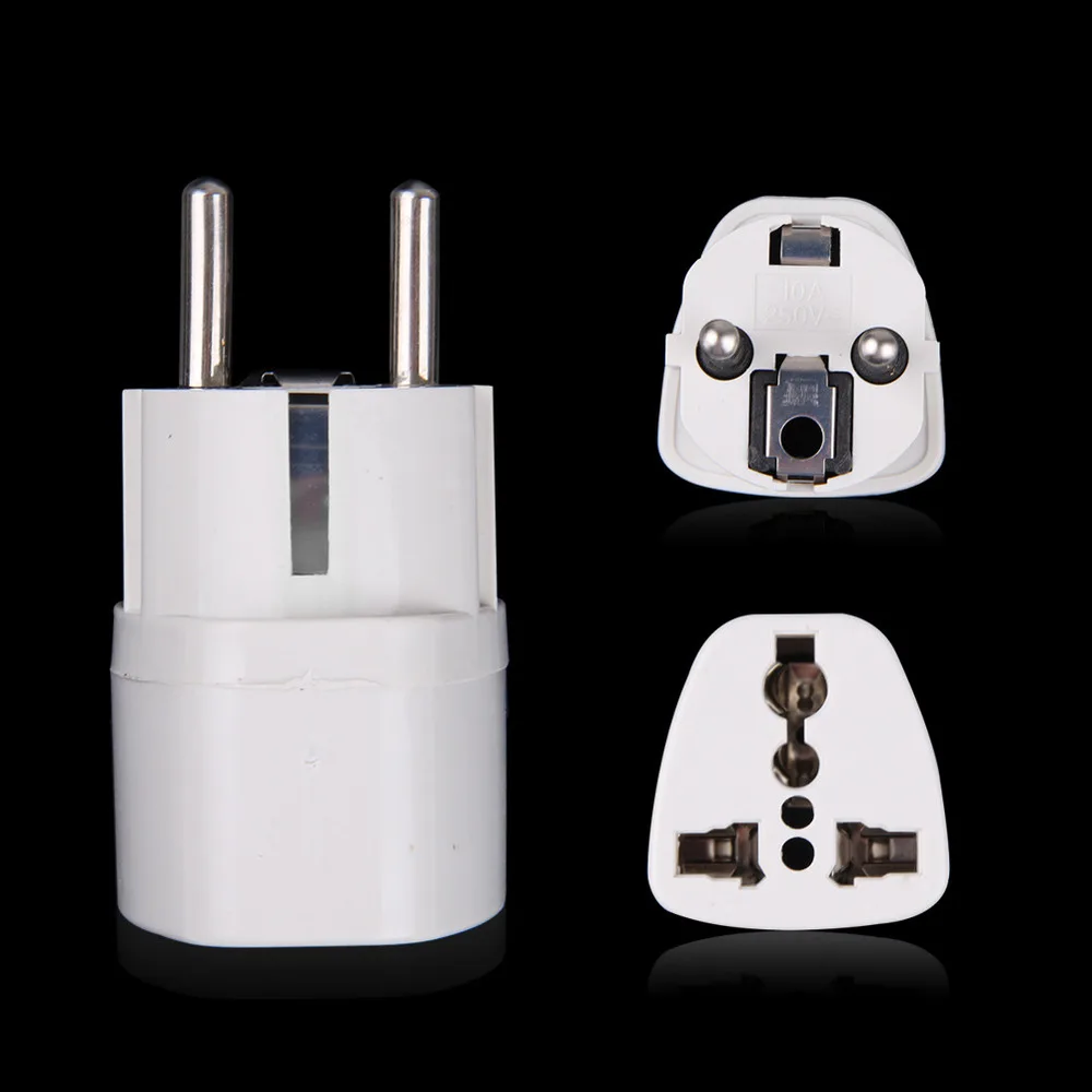 

US To EU Plug USA To Euro Europe Travel Wall AC Power Charger Outlet Adapter Converter Universal