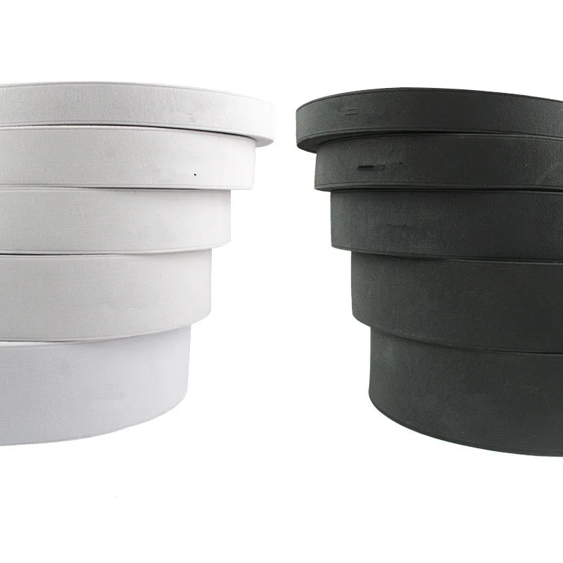 

5 yards 1 / 1.5cm / 2 cm / 2.5cm / 3cm wide white black high elastic elastic band clothing pants DIY sewing handmade accessories