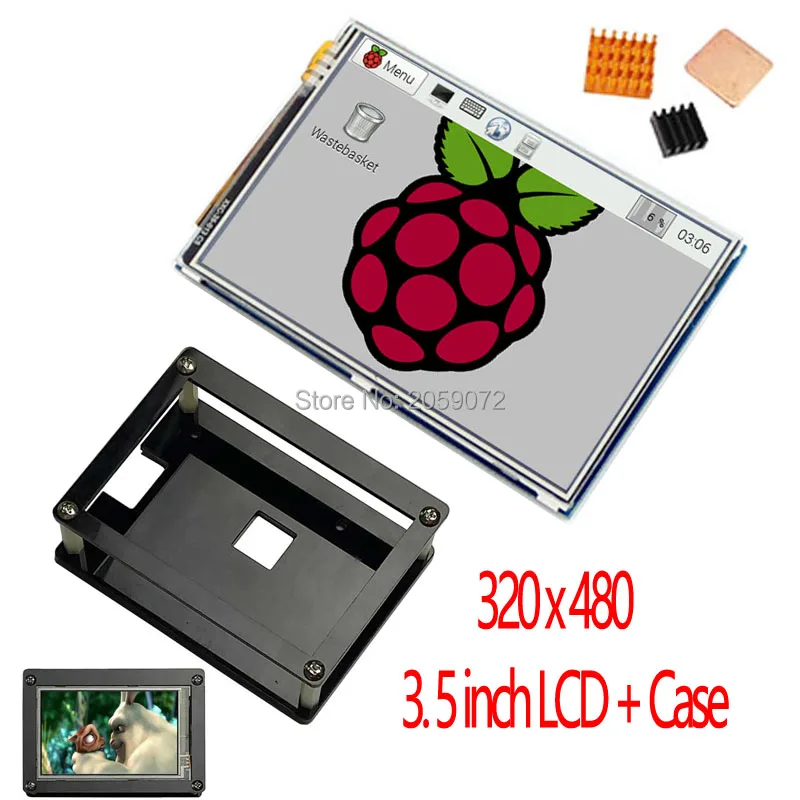 Raspberry pi 3 модуль B/4B 3,5 дюймов lcd tft Малина pi lcd raspberry pi 3,5 дюймов ЖК-дисплей с сенсорным экраном