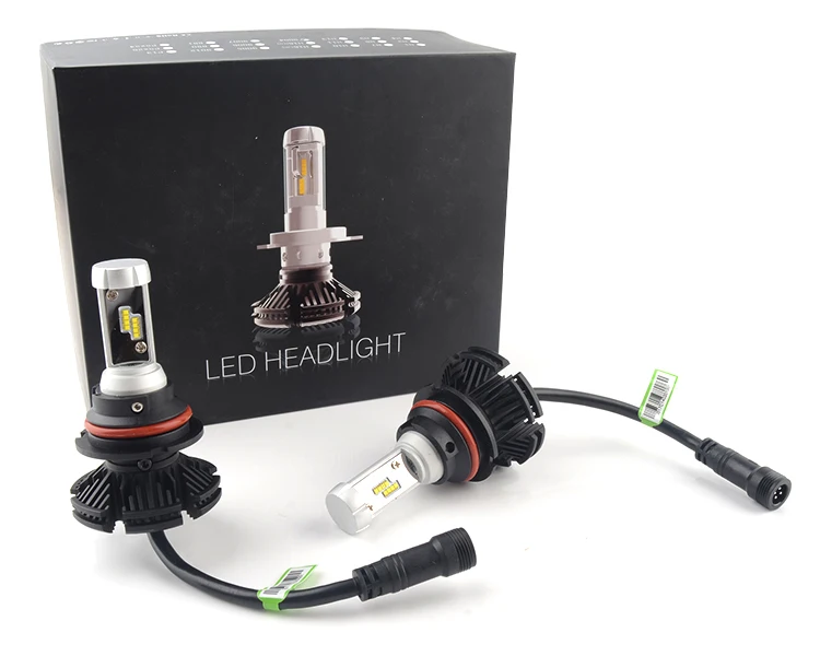 Prelight 7S Automotive LED Car Headlights ZES Conversion Kit 9004 25W