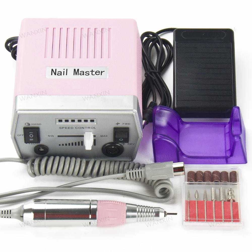 2018 Venta caliente profesional de uñas herramientas de uñas de arte archivo Bits de la máquina Kit de manicura 30000 RPM 110 V/220 V eléctrico taladro del clavo - 5