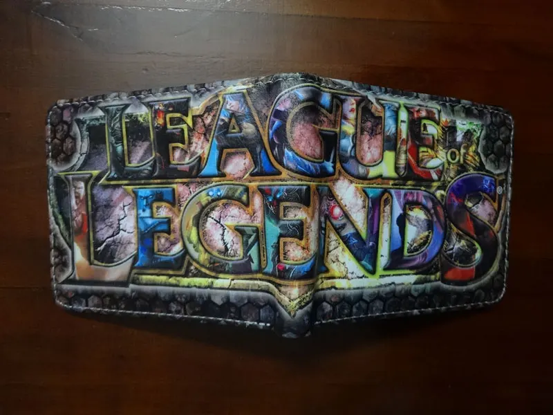 Кошелек League Legends кожаный на каждый день подарок для юного доллара сумка денег