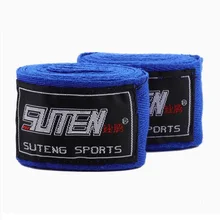 2шт 2,5 м хлопковые бинты для рук для бокса повязка на запястье поддержка тайских для смешанных боевых искусств для зала бокса тренировочный защитный напульсник кулачные ремни для взрослых