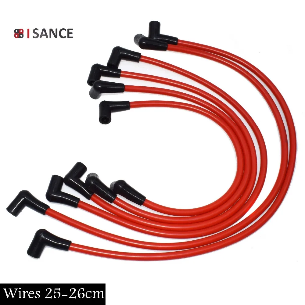 

ISANCE Ignition Spark Plug Wire Cable Set 10.2mm For Chevrolet Camaro Pontiac Firebird V6 3.8L 1995 1996 1997 1998 1999
