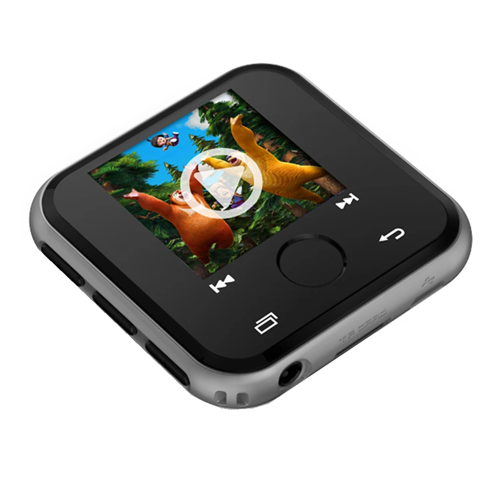 1 8 &quotсенсорный экран мини металлический Bluetooth MP3 плеер 32 ГБ музыкальные плееры с fm