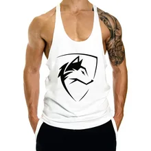 Мужские майки брус, Бодибилдинг майка для тренажерного зала Мужская Спортивная майка брендовая одежда рубашки без рукавов с круглым вырезом майка для тренировки