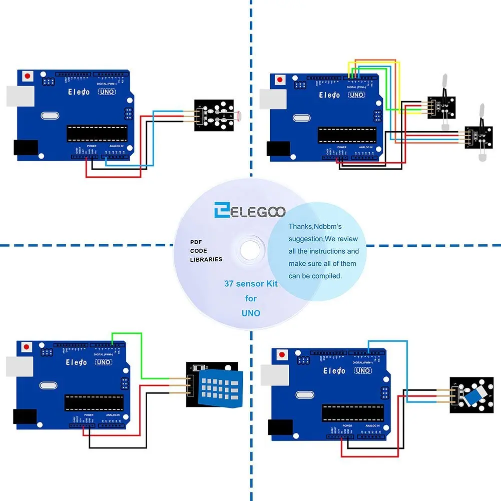 37-в-1 Сенсор модуль для Arduino UNO R3, Мега, NANO с подарком