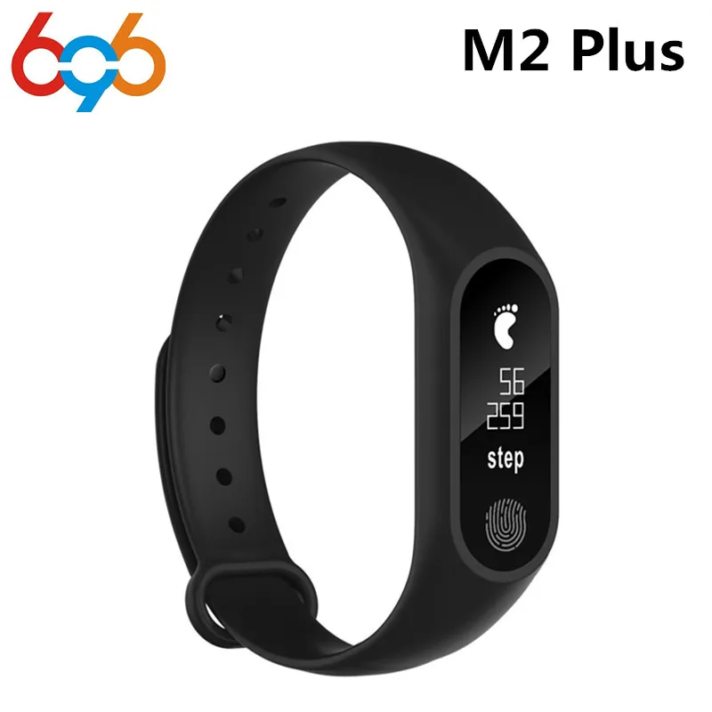 M2 плюс здоровье Фитнес трекер умный Группа Браслет Сенсорный экран Bluetooth Smart