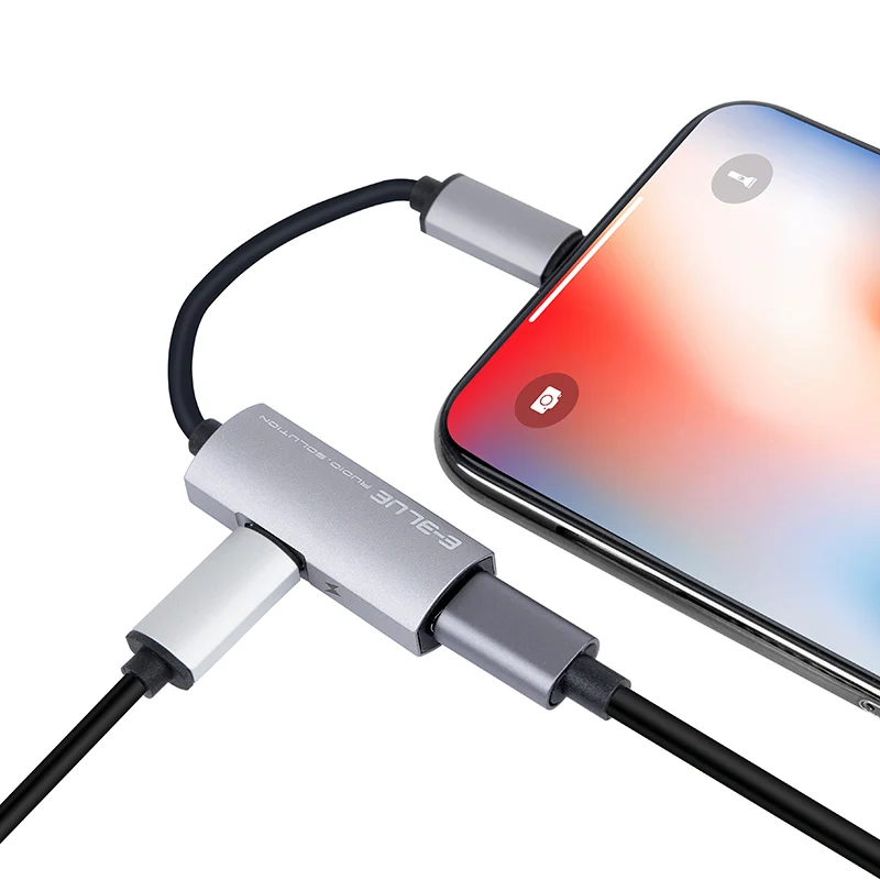 Goede 2 in 1 adapter voor Bliksem naar 3.5mm audio jack Adapter Splitter Hoofdtelefoon Oortelefoon Audio amp; charger Cable Adapter voor iphoneX 8