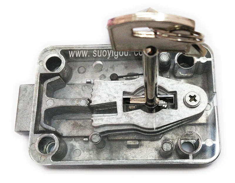 

BULLKEYS Transparent Safe Deposit Box for Locksmth Practice Training Skill W/Key BK054
