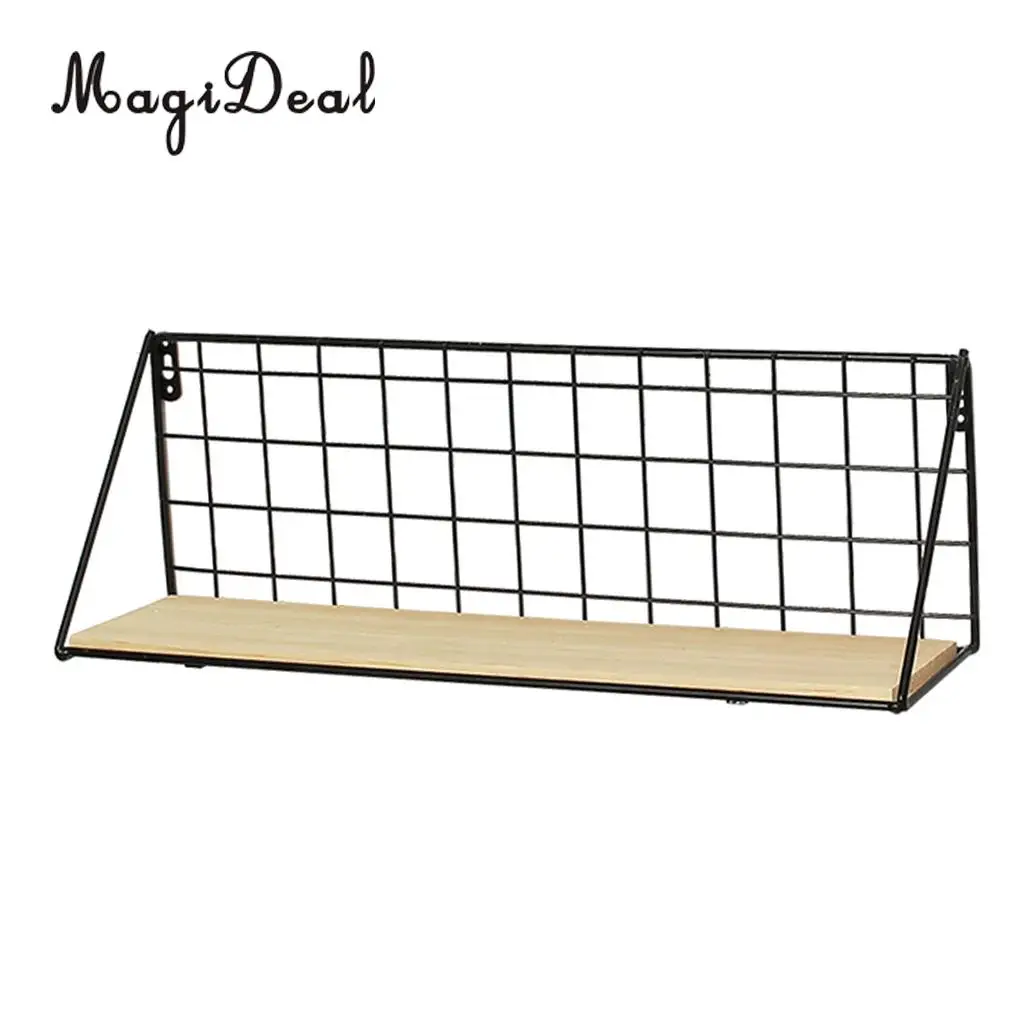 Home Decorative Wire Wall Hanging Window Box Case Holding Flower Pot Rack Plant Pot Planter Black Supports Display Stand 