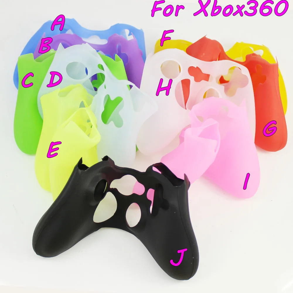 

YuXi Silicone Gel Soft Protective Gamepad Joypad Cover Case For Microsoft Xbox 360 xbox360 Controller Body Protector Skin Shell