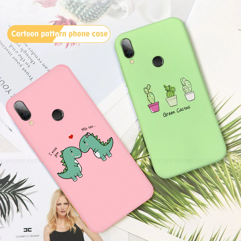 Мягкий силиконовый чехол для Redmi 7 7A 6A Note 6 5 Pro K20 с рисунком зеленого кактуса Xiaomi Mi9