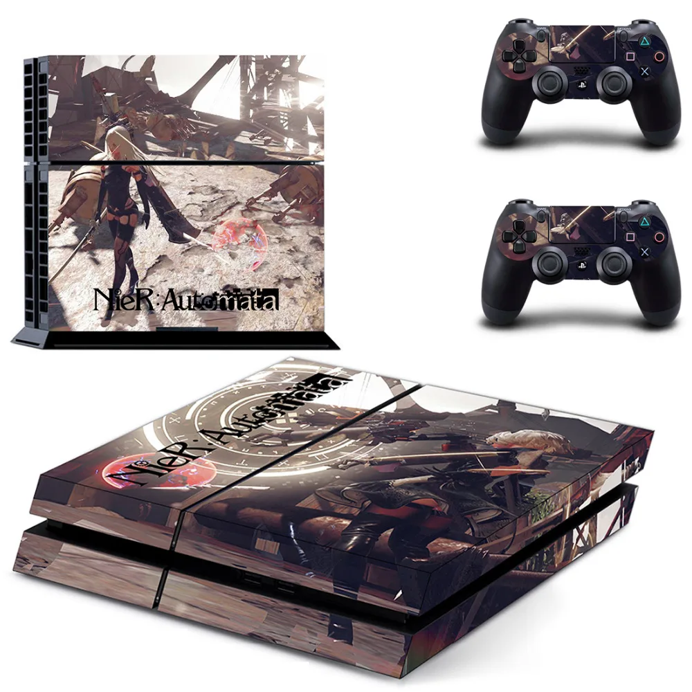 Наклейка для игровой консоли NieR:Automata PS4 наклейка Sony PlayStation 4 и контроллера
