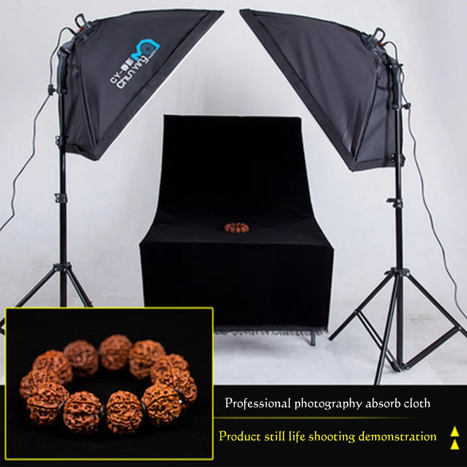 

Flannel Photography Background Cloth Black Velvet Flocking Cloth Photography Backdrop For Studio Photo Prop 1M 2M 3M Cloth