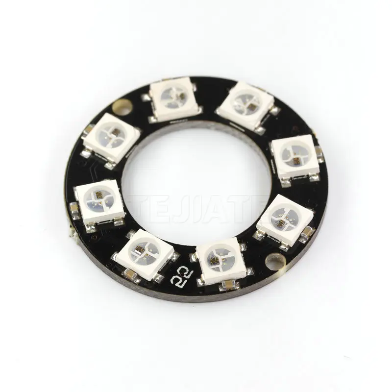 Светодиодное кольцо RGB 8 бит LED s WS2812B 5050 светодиодная кольцевая лампа со