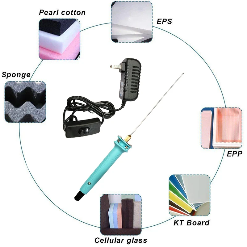 

Professional Foam Cutter 12W 10CM Mini Electric Foam Polystyrene Cutting Machine Pen Tool QJ888