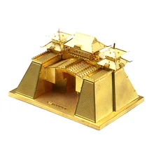 Microworld 3D металлическая головоломка Yangzhou City Gate модель DIY лазерная резка Модель-пазл подарки для обучающие игрушки для взрослых Настольный Декор