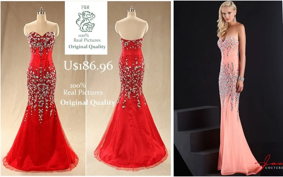 New-2014-Real-Picture-Sweetheart-Sequined-Prom-Dresses-Crystal-Sheath-Chiffon-Long-Vestido-De-Festa-For