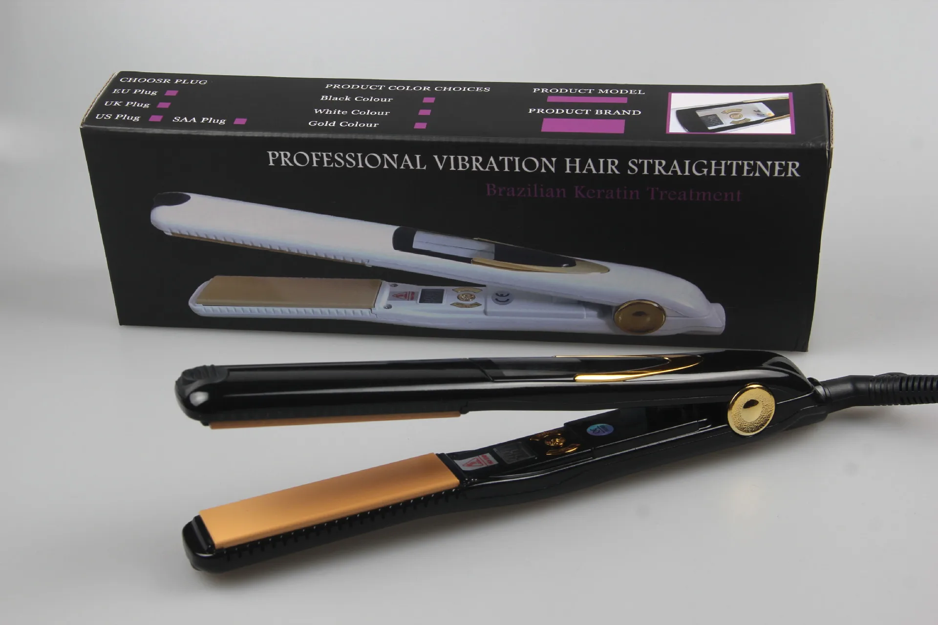 hair straightener that vibrates