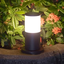 BEIAIDI E27 Современная Водонепроницаемая уличная газонная лампа садовая дорожка стойка Полюс светильник на Колону вилла парковый пейзаж столб газон свет