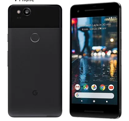 Абсолютно 5 дюймовый смартфон Google Pixel 2, 128 ГБ, Восьмиядерный процессор Snapdragon 835, 4 ГБ, 64 ГБ, отпечаток пальца, 4G LTE, мобильный телефон p