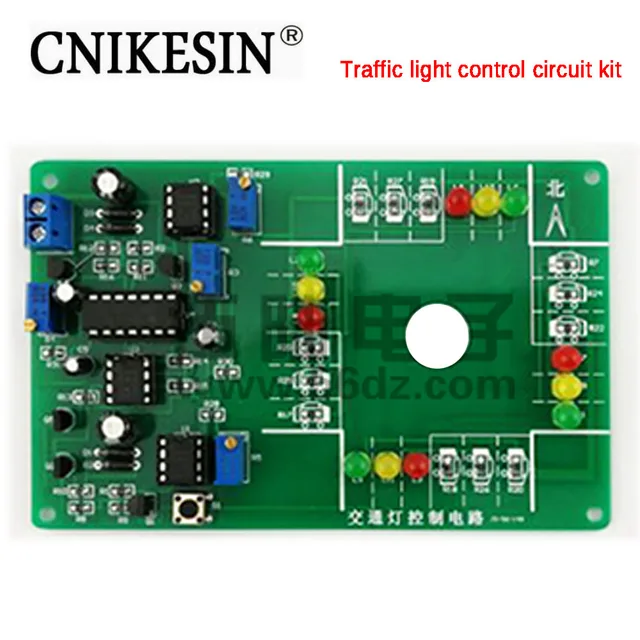 cnikesin diy kit traffic light control circuit kit electronic