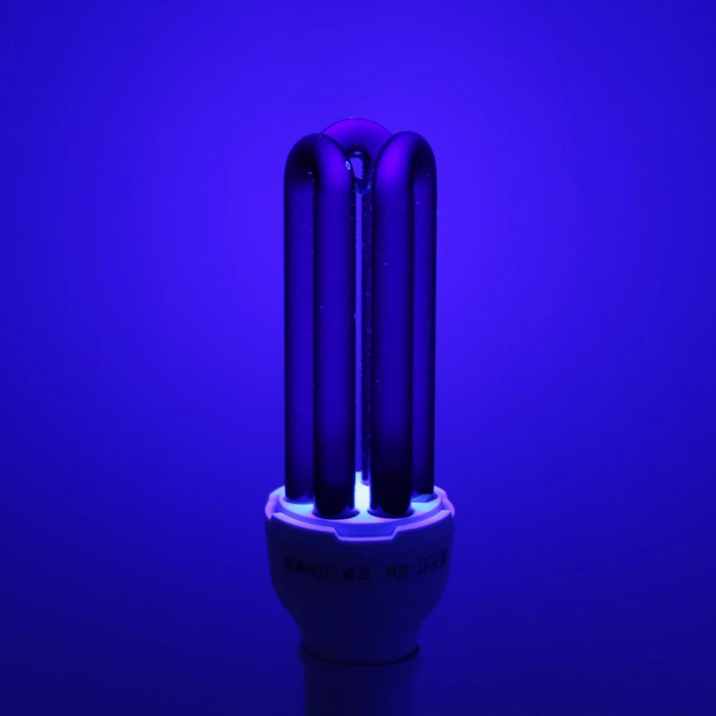 E27 15/20/30/40W UV Ultraviolet Fluorescent Blacklight CFL Light Bulb Lamp 220V