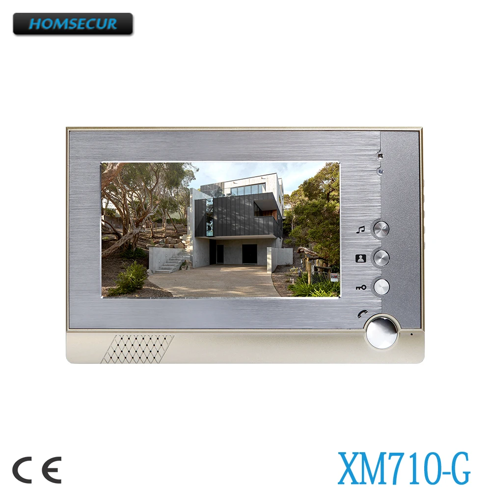 

HOMSECUR 7inch Color Indoor Monitor XM710-G For Video Door Phone Intercom System