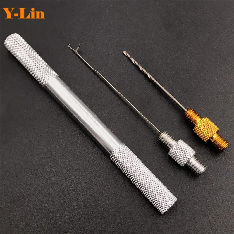 

Carp fishing Aluminum Boilies baiting making splicing needles drills Hair Rig Fishing Tackle Accessory pop up beads