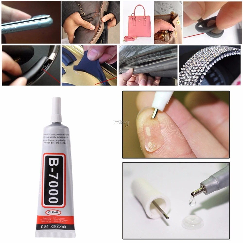 

Multi Repair Adhesive LCD Display Frame Glue B7000 Phone Bumper Frame Diy 25ml Adhesive glue O19 Dropship