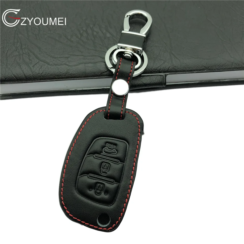Real Leather Car Key Case Key Cover For Hyundai i10 i20 i30 i35 iX20