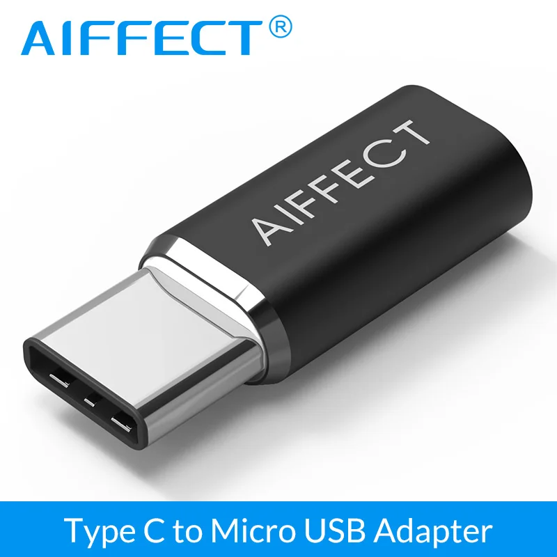 AIFFECT мини-адаптер высокого качества type-C к Micro USB type-C конвертер к Micro B для samsung Xiaomi LG Micro B type c устройств