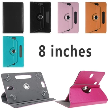 

8Inch 5 Pure Color 360 Degrees Rotation Tablet PC Case Anti-Scratch Durable And Shockproof/Drop Resistance Universal Tablet Case