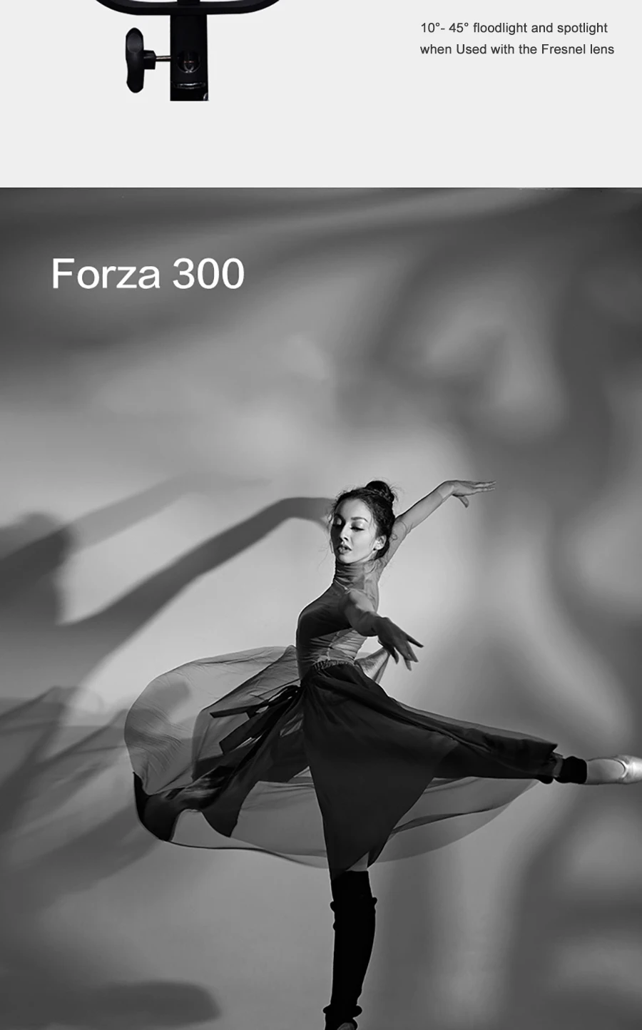 NANLITE Forza 60 Вт 300 Вт 5600 к светильник для фотосъемки портативный наружный светодиодный светильник моно светильник COB светильник с креплением Bowens