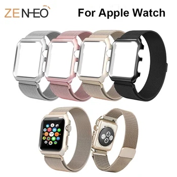 

Luxury Milanese Loop Bracelet For Apple Watch 38mm 42mm 40mm 44mm Stainless Steel band Wrist Strap for iwatch series 4/3/2/1