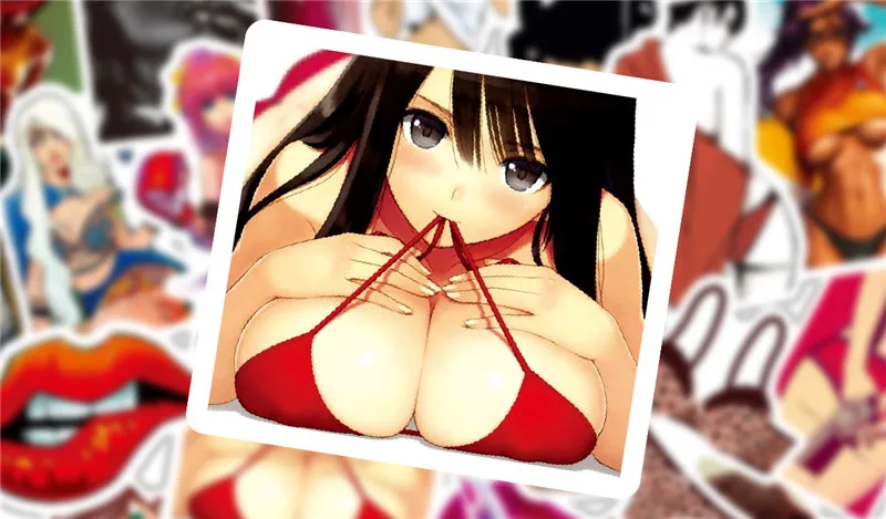 sexy anime girl adult stickers pack  (4)