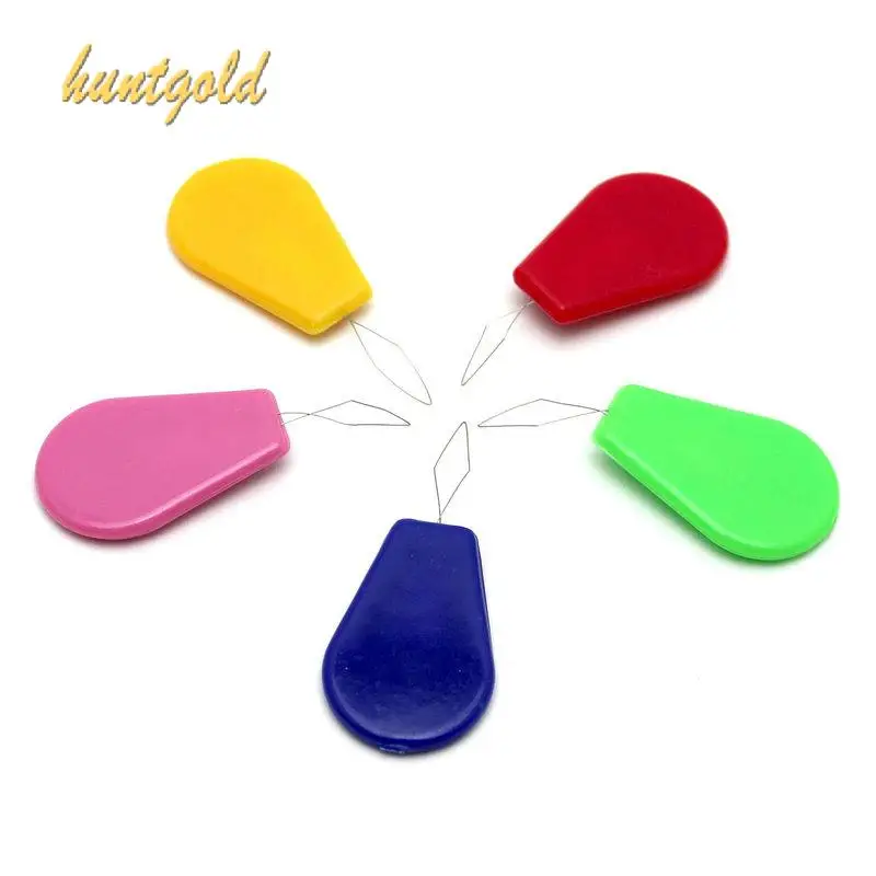 10x Plastic Wire Stitch Insert Craft Tools Sewing Machines Needle Threader TOP