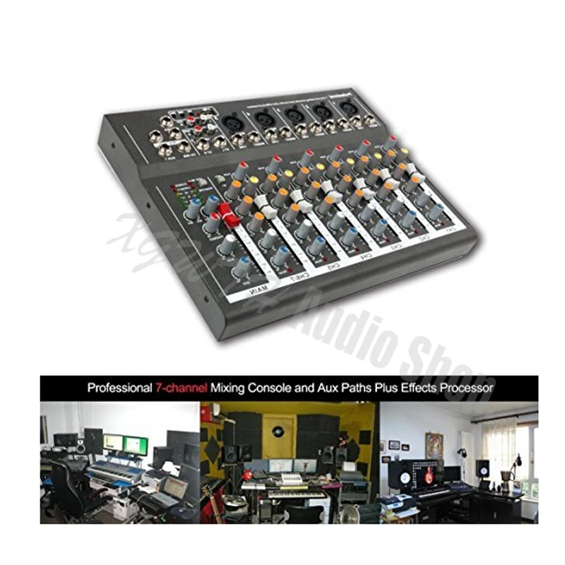 Professional 7 Channel Studio Audio Sound USB