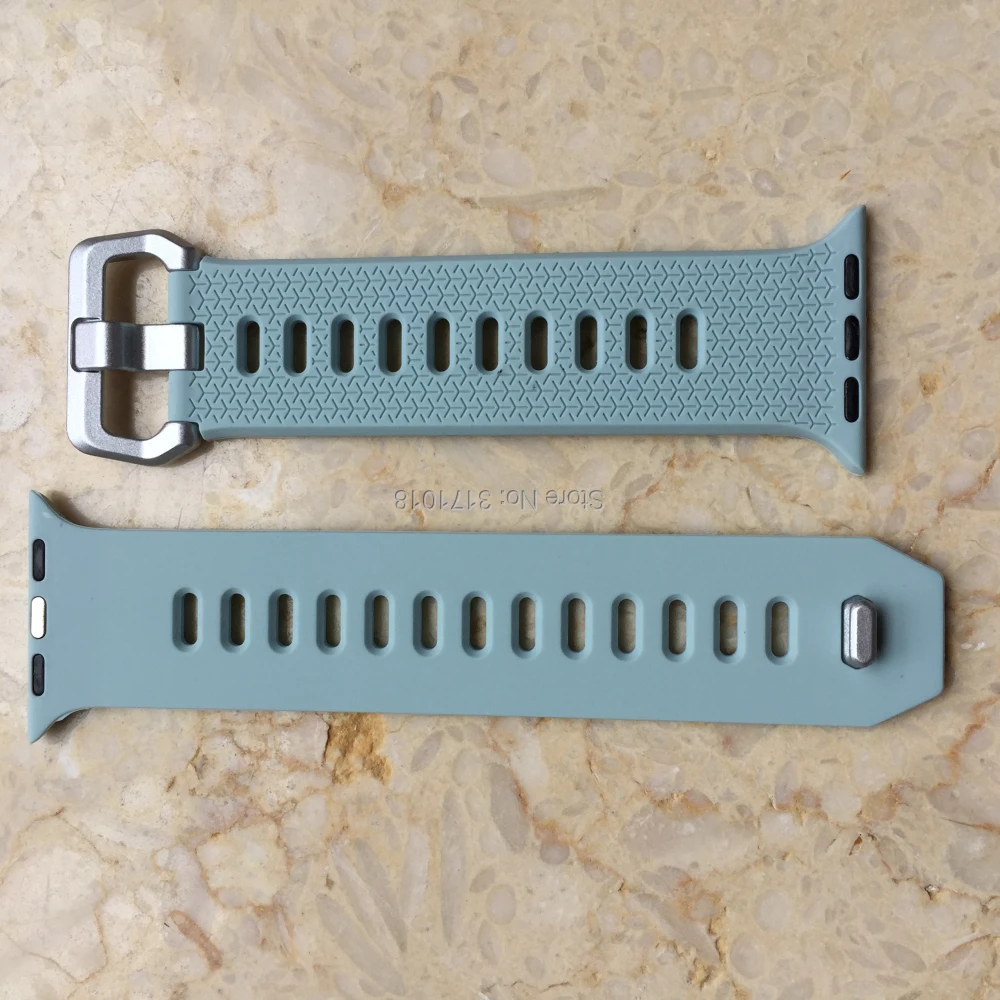 Ремешок силиконовый для Apple watch Series 3 2 1 38 мм 42 цветной спортивный сменный Браслет