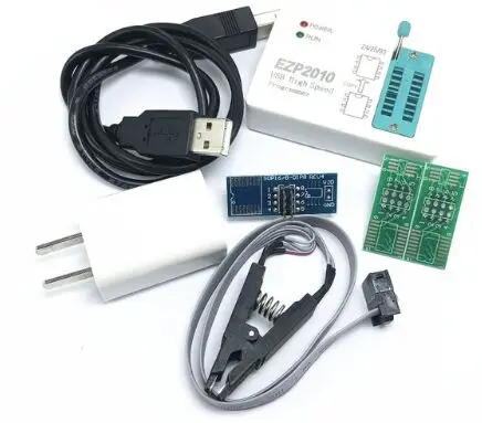 1 комплект EZP2010 Высокоскоростной USB SPI программа+ зажим для проверки ИС разъем - Цвет: EZP2010 with socket