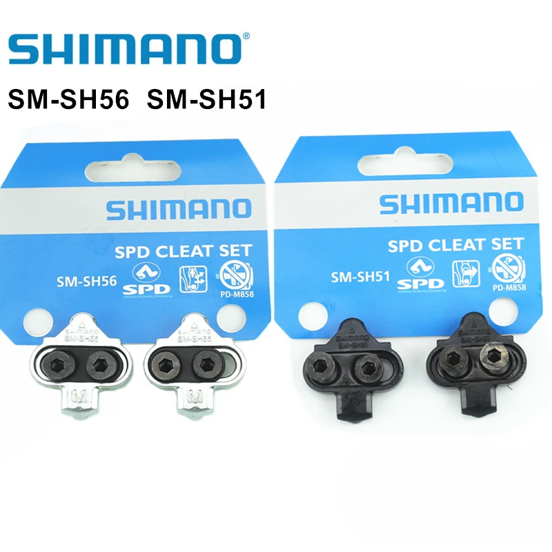 

Shimano SPD SM-SH51 SM-SH56 Cleats Pair Single Release/ Multi-Release Pedal Cleats w/ Cleat Nut Plates Float Mountain SH51 SH56