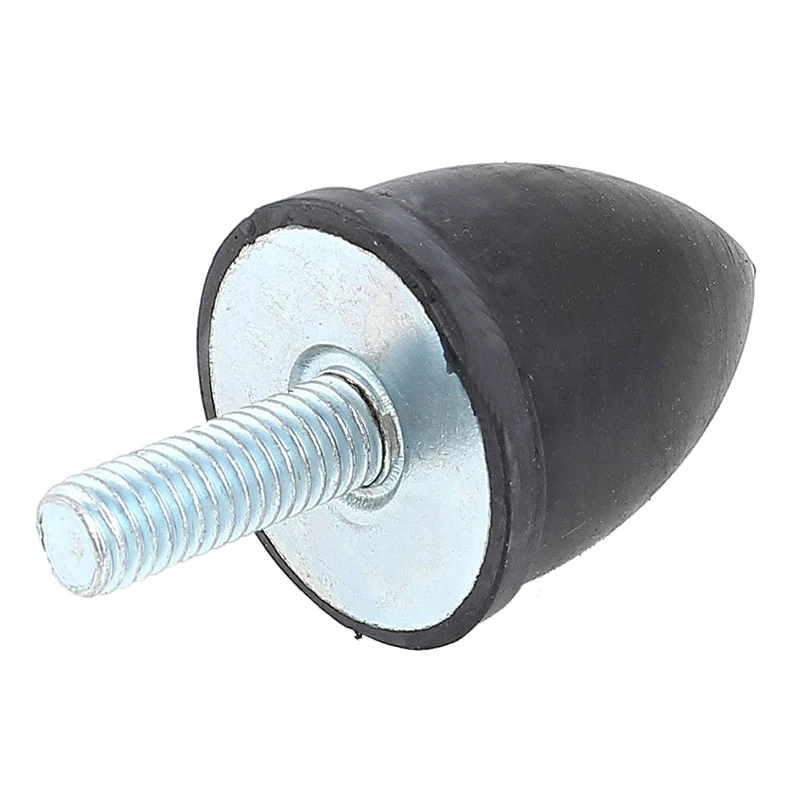 

M8 threaded cone rubber metal vibration isolator conditioning buffer 30mm x 36mm