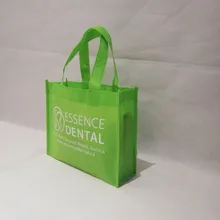 500 шт./лот Удобные сумки для покупок с логотипом многоразовый тотализатор нетканые сумки зеленый Повседневное Сумки для Для женщин сувениры